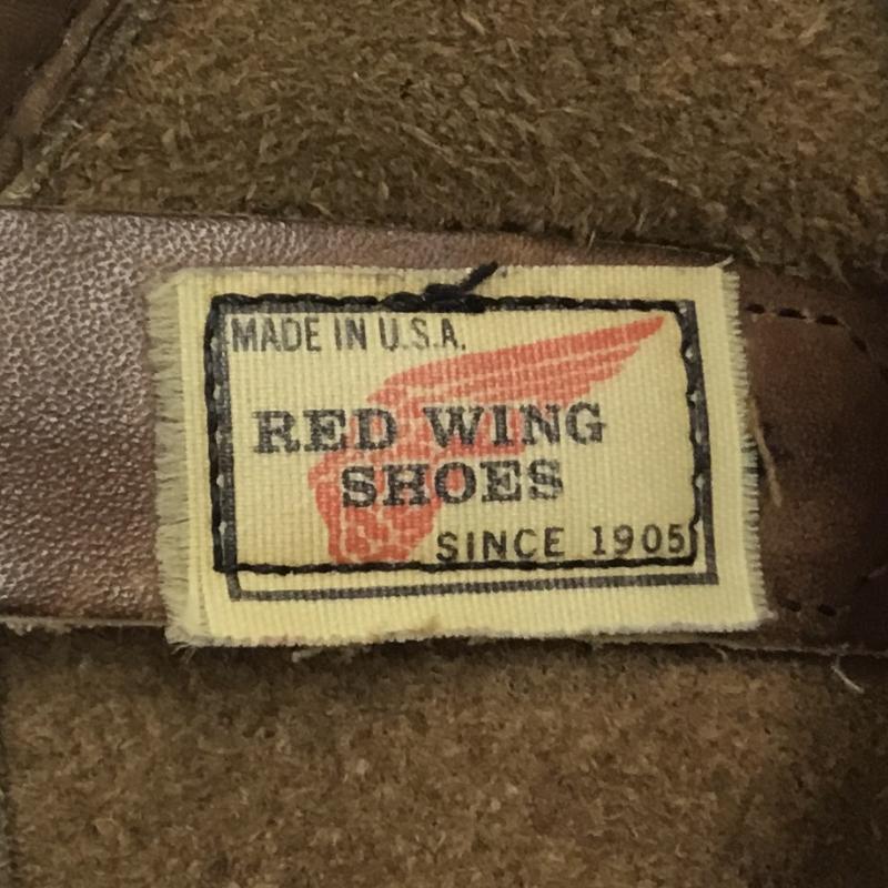 レッドウィング RED WING ブーツ 一般 PECOS BOOTS ペコスブーツ 70's 80's US：7 茶 / ブラウン /  メンズ USED 古着 中古 10080538