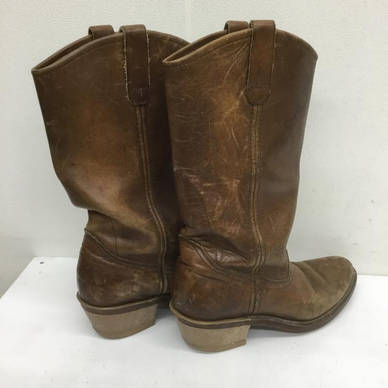 レッドウィング RED WING ブーツ 一般 PECOS BOOTS ペコスブーツ 70's 80's US：7 茶 / ブラウン /  メンズ USED 古着 中古 10080538