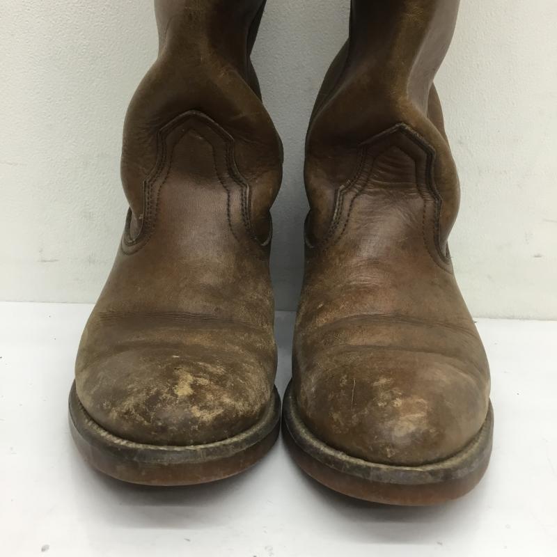 レッドウィング RED WING ブーツ 一般 PECOS BOOTS ペコスブーツ 70's 80's US：7 茶 / ブラウン /  メンズ USED 古着 中古 10080538