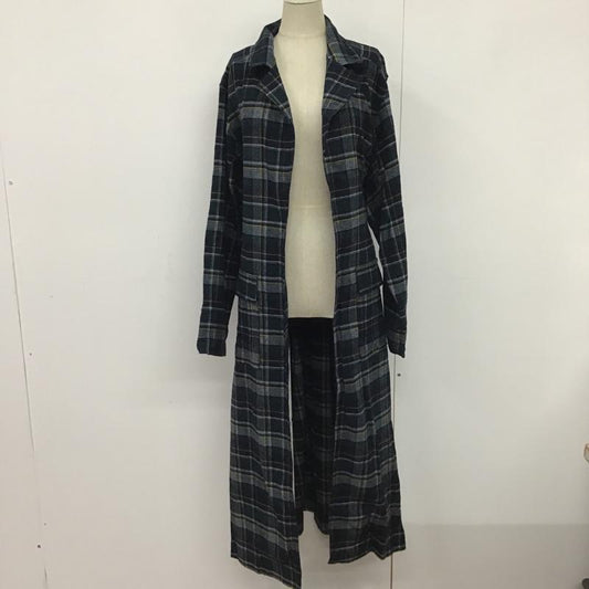 スライ SLY コート コート一般 030AAA30-1760 ガウンコート FREE チェック マルチカラー / マルチカラー /  レディース USED 古着 中古 10080561