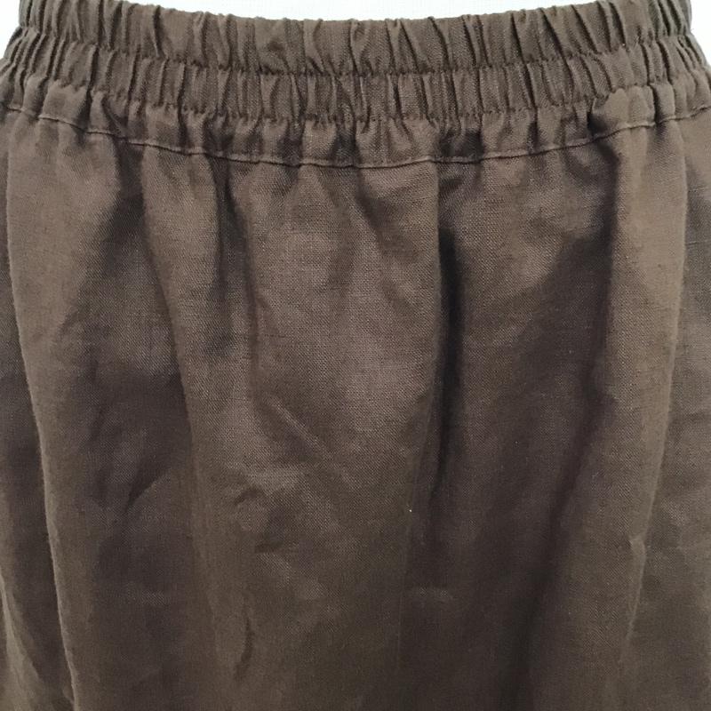 アデイインザライフ ユナイテッドアローズ A day in the life UNITED ARROWS スカート ロングスカート 無地 茶 / ブラウン /  レディース USED 古着 中古 10080564