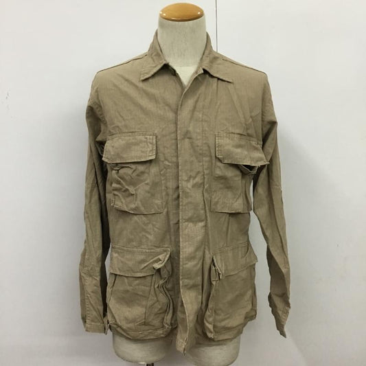 古着 USED シャツ、ブラウス 長袖 XS 無地 ベージュ / ベージュ /  メンズ USED 古着 中古 10080626