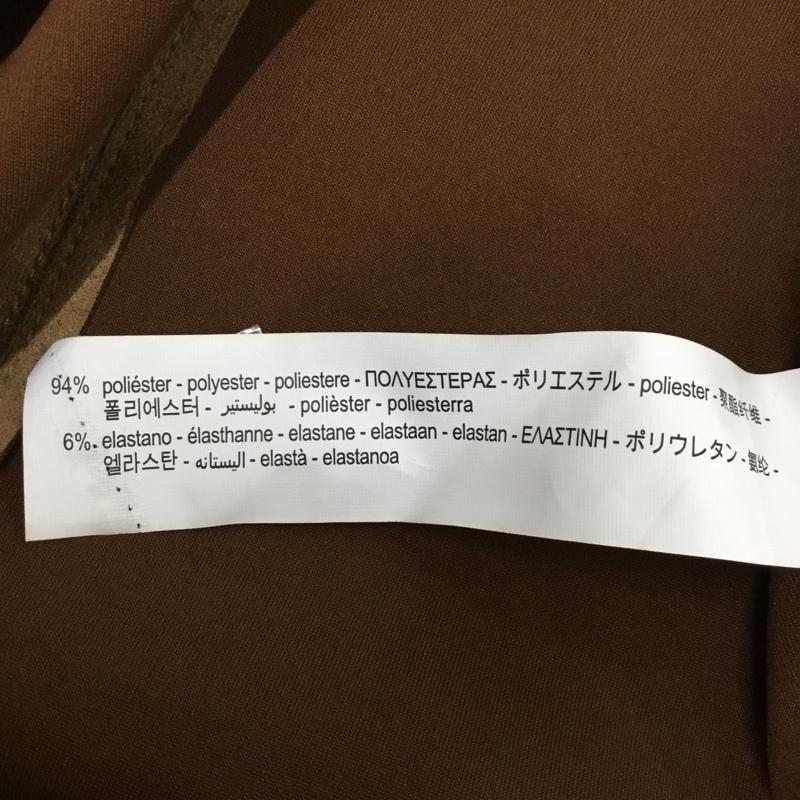 ザラ ZARA ワンピース ひざ丈スカート M 無地 茶 / ブラウン /  レディース USED 古着 中古 10080760