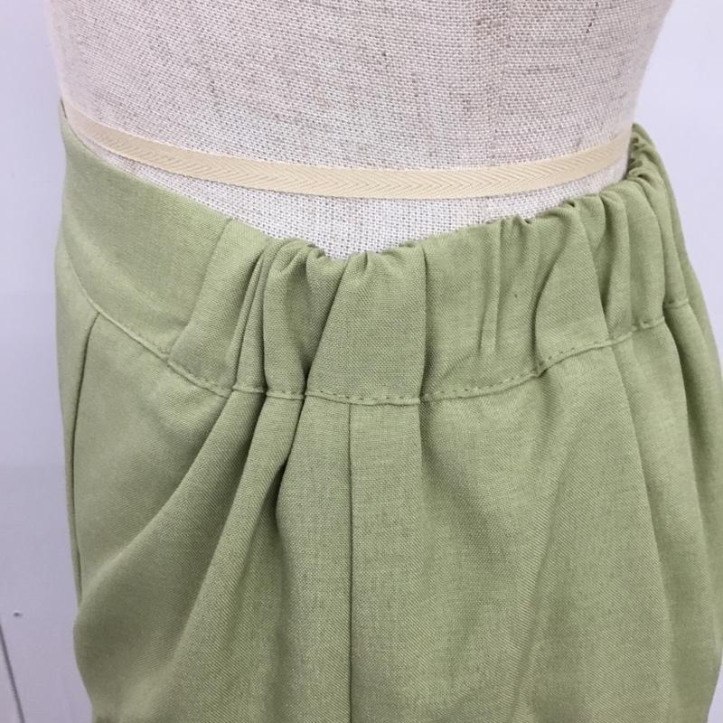 グローバルワーク GLOBAL WORK スカート ロングスカート 160cm 無地 薄緑 / ライトグリーン /  ガールズ USED 古着 中古 10080781