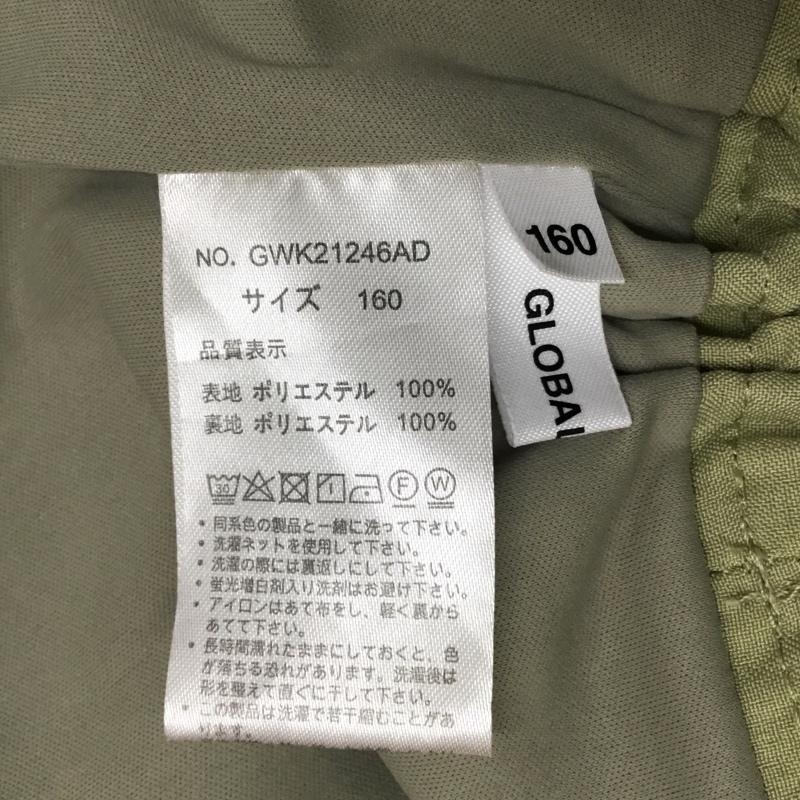 グローバルワーク GLOBAL WORK スカート ロングスカート 160cm 無地 薄緑 / ライトグリーン /  ガールズ USED 古着 中古 10080781