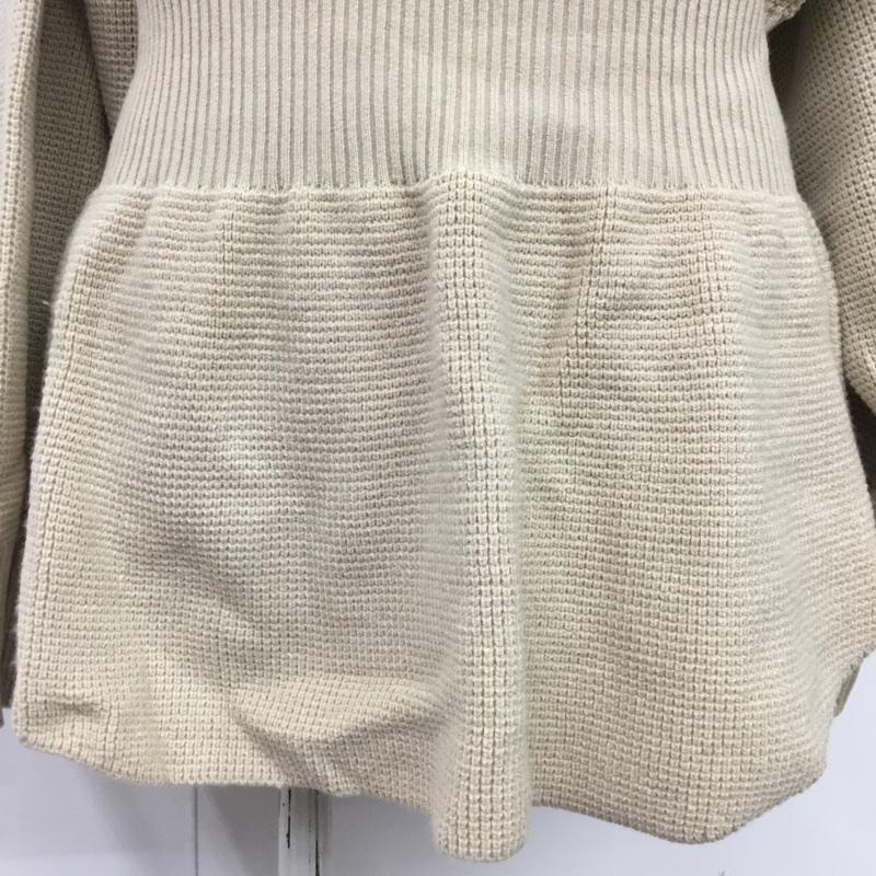 ローリーズファーム LOWRYS FARM ニット、セーター 長袖 FREE 無地 ベージュ / ベージュ /  レディース USED 古着 中古 10080805