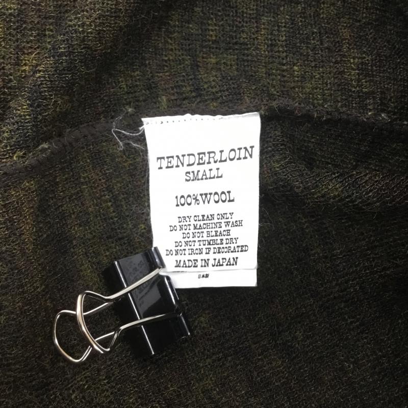 テンダーロイン TENDERLOIN カーディガン 長袖 ウール S 茶 / ブラウン /  メンズ USED 古着 中古 10080835