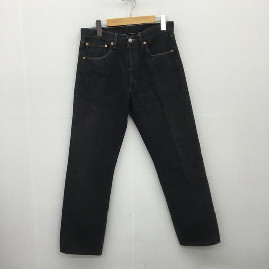 リーバイス Levi's パンツ デニム、ジーンズ 501 ブラック USA製 90s 後染め 白ステッチ 99年 31インチ 黒 / ブラック /  メンズ USED 古着 中古 10080845