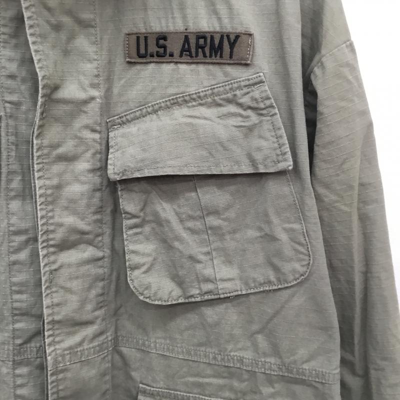 エックスガール X-girl ジャケット、上着 フライトジャケット ファティーグ　ミリタリー　USED加工 1 ロゴ、文字 カーキ / カーキ /  レディース USED 古着 中古 10080847