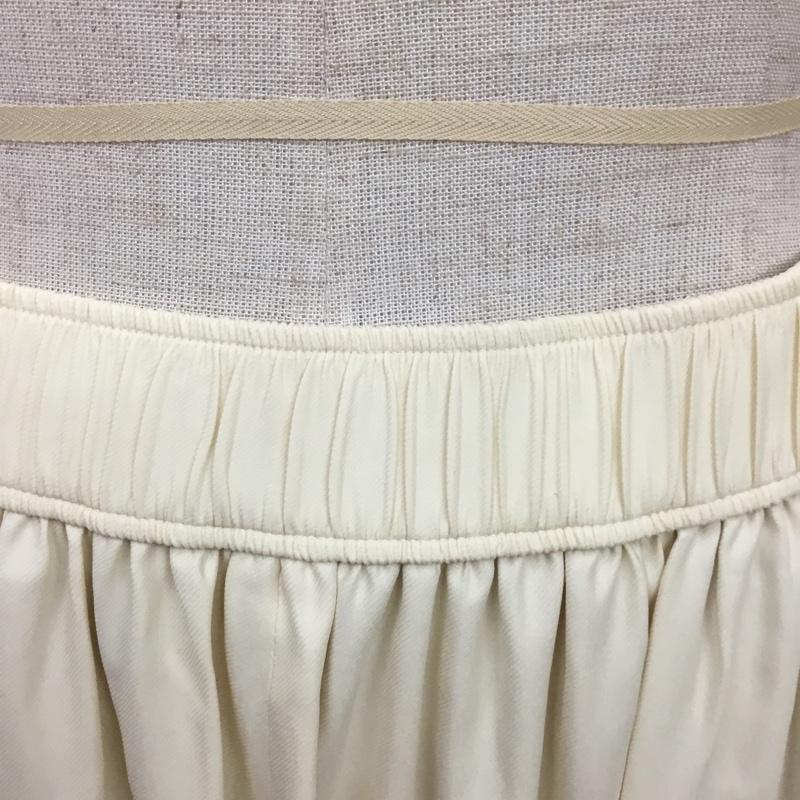 ユナイテッドアローズグリーンレーベルリラクシング UNITED ARROWS green label relaxing スカート ロングスカート タグ付 FREE 無地 白 / ホワイト /  レディース USED 古着 中古 10080878