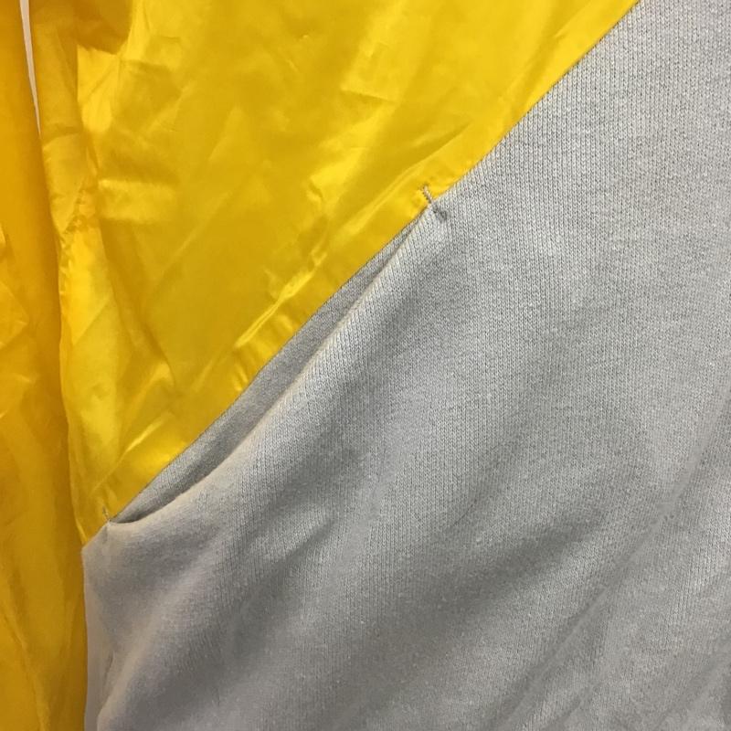 アディダス adidas パーカー 長袖 Z50458 OPENING CEREMONY プルオーバー 裏起毛 S ワンポイント 灰 / グレー / X 黄 / イエロー /  メンズ USED 古着 中古 10081038