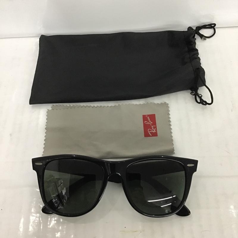 レイバン Ray-Ban めがね・サングラス サングラス WAYFARER II ウェイファーラー2 ロゴ、文字 黒 / ブラック /  メンズ USED 古着 中古 10081065