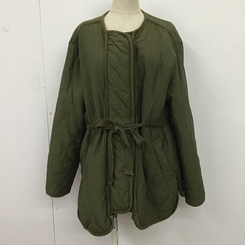 古着 USED ジャケット、上着 ジャンパー、ブルゾン 無地 カーキ / カーキ /  レディース USED 古着 中古 10081154