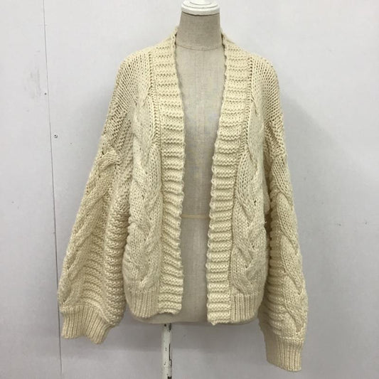 アリシアページボーイ alicia PAGEBOY カーディガン 長袖 PB760107AL FREE  アイボリー / アイボリー /  レディース USED 古着 中古 10081155