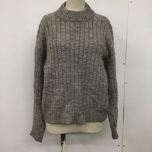 ジーナシス JEANASIS ニット、セーター 長袖 JS062192TS FREE 無地 灰 / グレー /  レディース USED 古着 中古 10081218