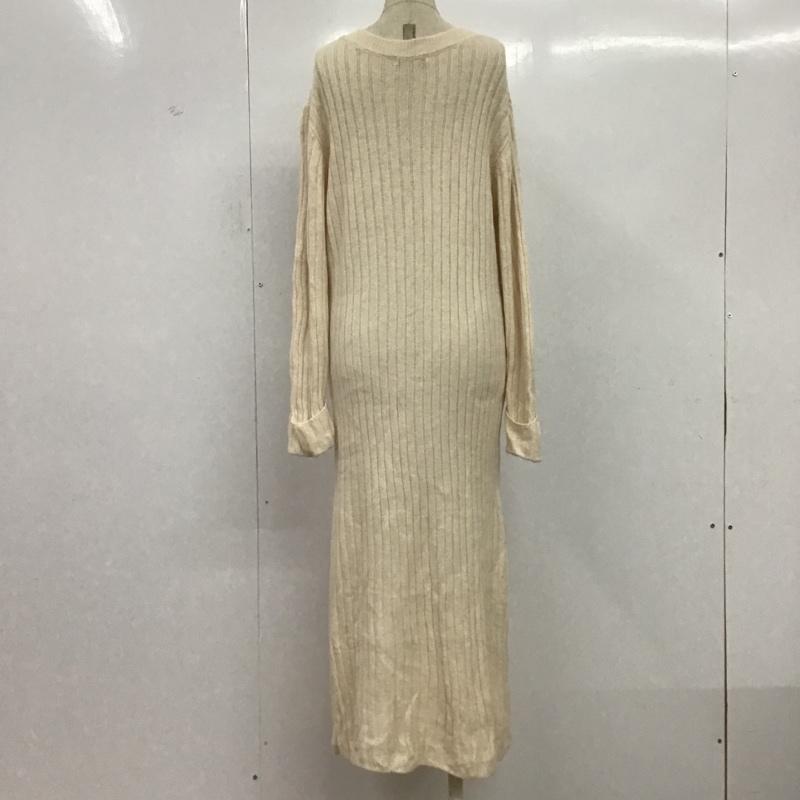ジーナシス JEANASIS ワンピース ロングスカート JS071151MC ニットワンピース FREE 無地 オフホワイト / オフホワイト /  レディース USED 古着 中古 10081311