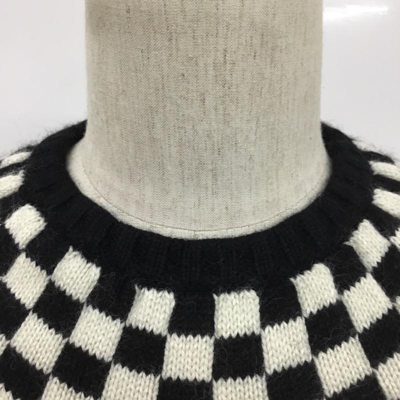 ホワイトマウンテニアリング WHITE MOUNTAINEERING ニット、セーター 長袖 WM1673614 1  白 / ホワイト / X 黒 / ブラック /  メンズ USED 古着 中古 10081329