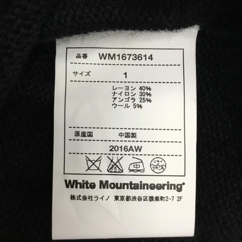 ホワイトマウンテニアリング WHITE MOUNTAINEERING ニット、セーター 長袖 WM1673614 1  白 / ホワイト / X 黒 / ブラック /  メンズ USED 古着 中古 10081329