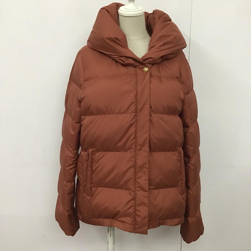 グリーンレーベルリラクシング green label relaxing ジャケット、上着 ダウンジャケット 38 無地 茶 / ブラウン /  レディース USED 古着 中古 10081338