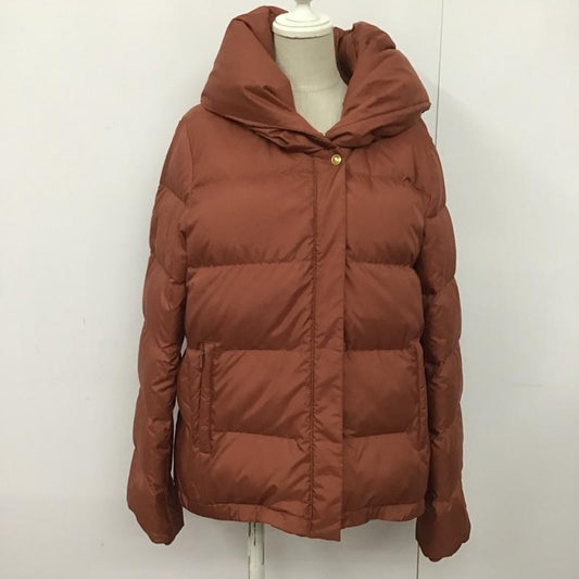 グリーンレーベルリラクシング green label relaxing ジャケット、上着 ダウンジャケット 38 無地 茶 / ブラウン /  レディース USED 古着 中古 10081338