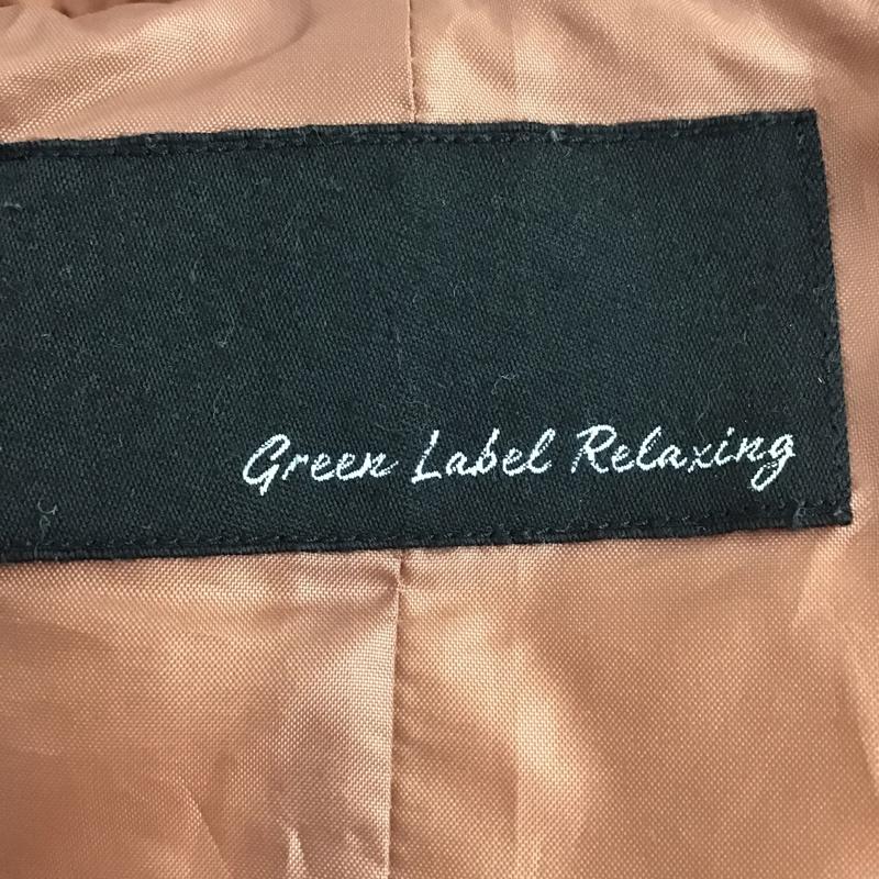 グリーンレーベルリラクシング green label relaxing ジャケット、上着 ダウンジャケット 38 無地 茶 / ブラウン /  レディース USED 古着 中古 10081338