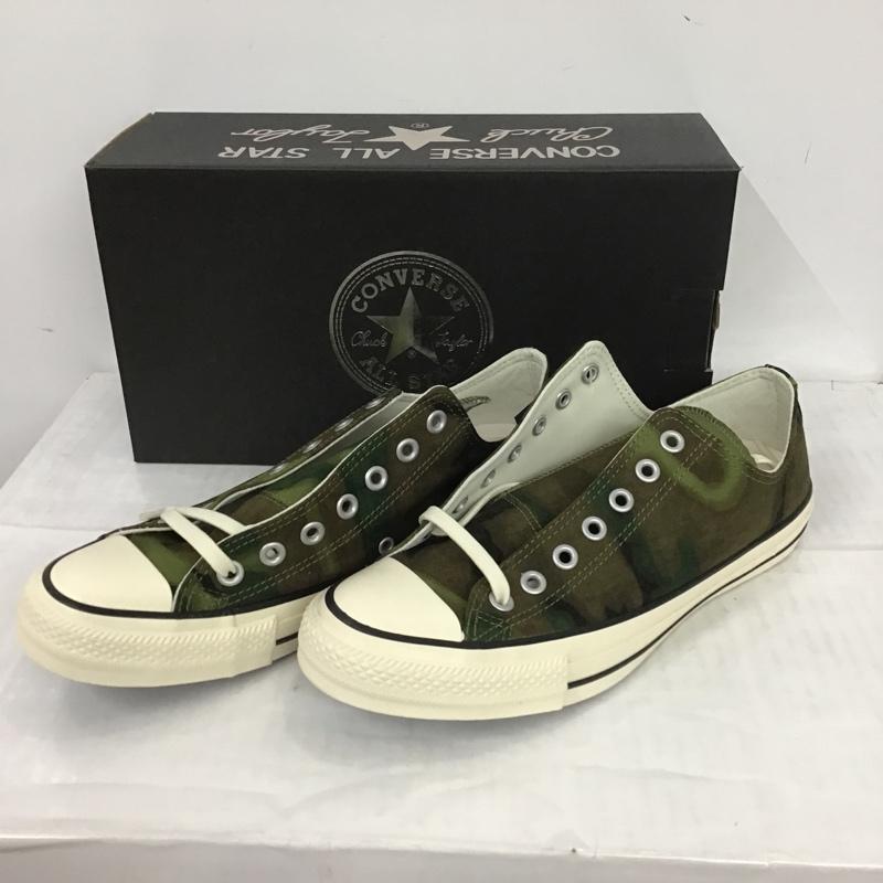 コンバース CONVERSE スニーカー スニーカー 1SC594 ALL STAR 100 GRADATIONCAMO OX オールスター 27cm 箱有 27.0cm カモフラージュ柄・迷彩 茶 / ブラウン / X カーキ / カーキ / X アイボリー / アイボリー /  メンズ USED 古着 中古 10081427