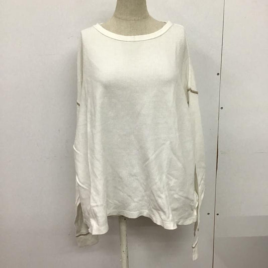 フリークスストア FREAK'S STORE カットソー 長袖 FREE 無地 白 / ホワイト /  レディース USED 古着 中古 10081450