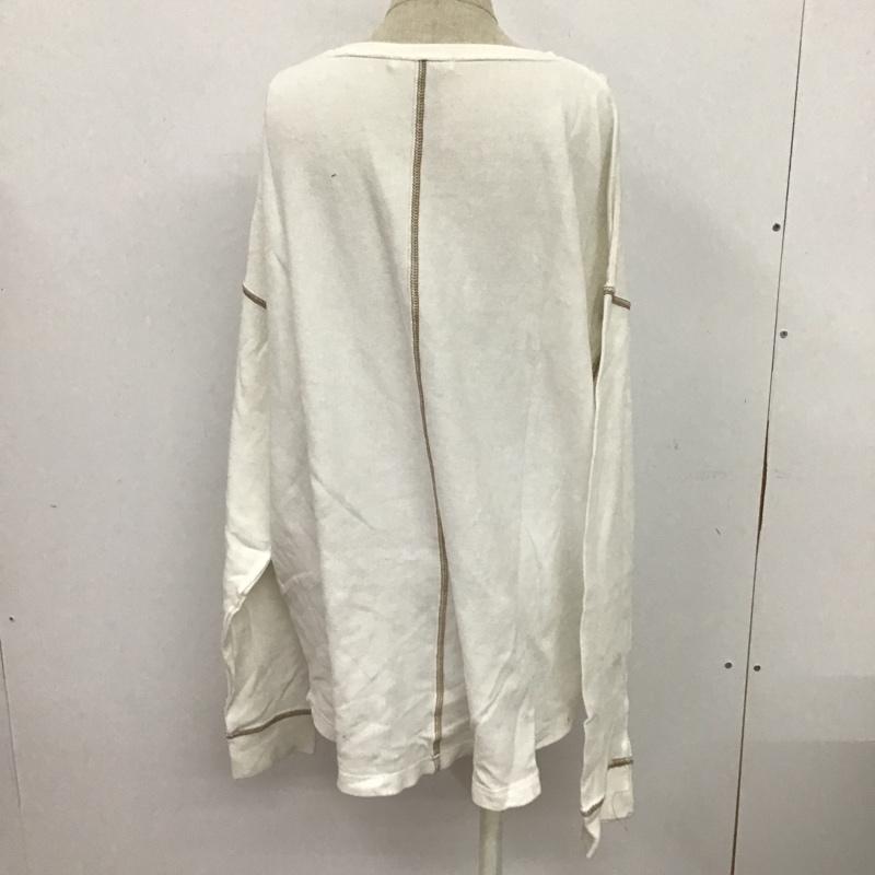 フリークスストア FREAK'S STORE カットソー 長袖 FREE 無地 白 / ホワイト /  レディース USED 古着 中古 10081450