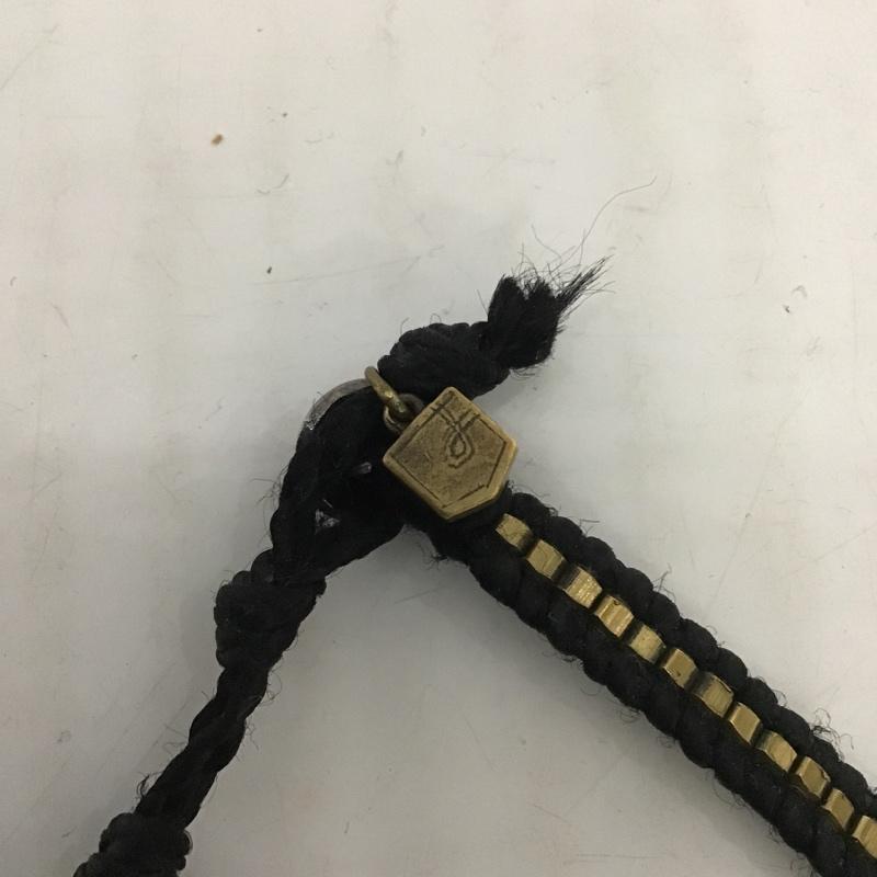 ジョセフ JOSEPH アクセサリー ブレスレット、バングル 無地 黒 / ブラック / X 金 / ゴールド /  メンズ USED 古着 中古 10081552