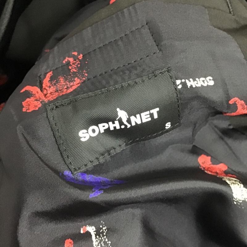 ソフネット SOPHNET. ジャケット、上着 ジャケット、ブレザー S 無地 黒 / ブラック /  メンズ USED 古着 中古 10081586
