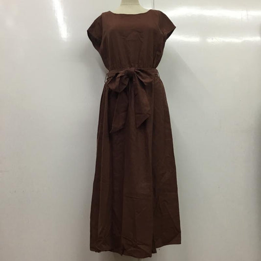 フリークスストア FREAK'S STORE ワンピース ロングスカート FREE 無地 茶 / ブラウン /  レディース USED 古着 中古 10081622
