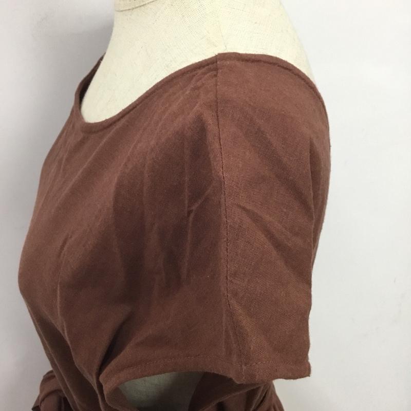 フリークスストア FREAK'S STORE ワンピース ロングスカート FREE 無地 茶 / ブラウン /  レディース USED 古着 中古 10081622