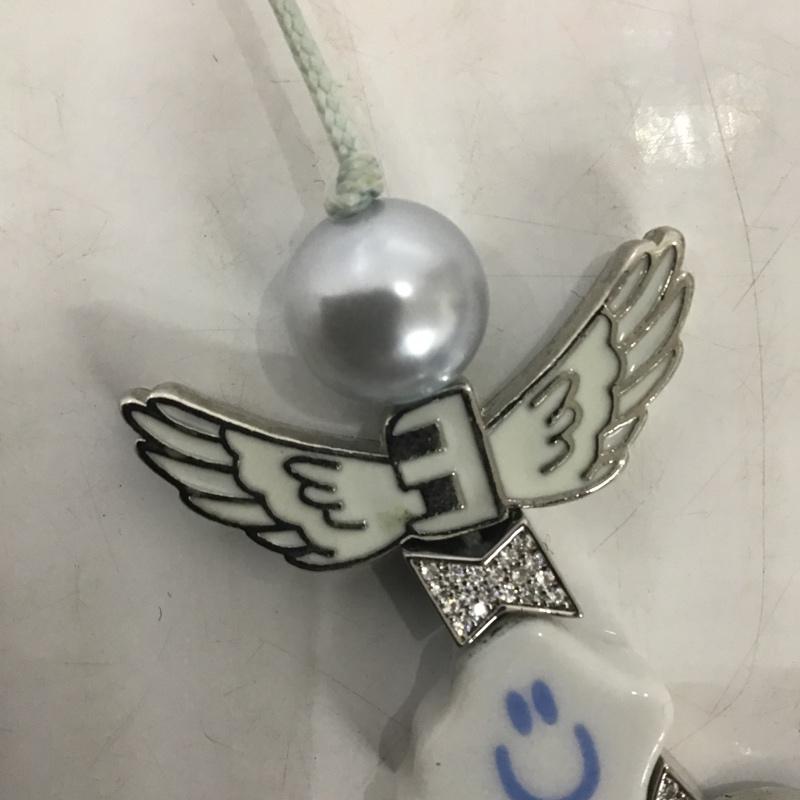 サルーテ SALUTE アクセサリー ネックレス、ペンダント EVAE クロームスカル  灰 / グレー / X 銀 / シルバー /  メンズ USED 古着 中古 10081632