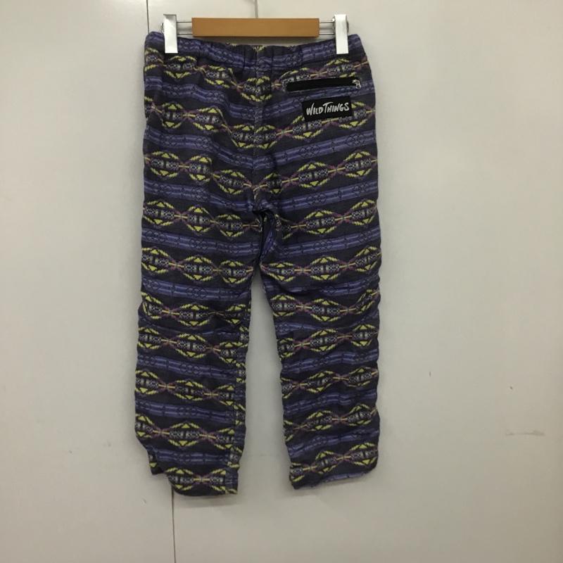 ワイルドシングス WILD THINGS ボトムス ボトムス P132325 クロップド丈 XS ネイティブ柄 紫 / パープル /  メンズ USED 古着 中古 10081653