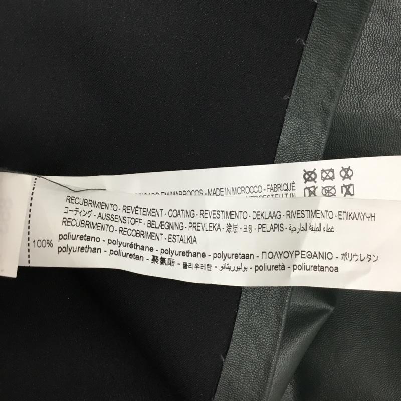 ザラ ZARA ワンピース ひざ丈スカート 2207 133 501 スリット キャミソールワンピ L 無地 緑 / グリーン /  レディース USED 古着 中古 10081682