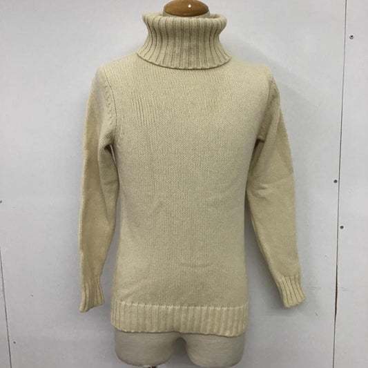 ミスタージェントルマン MR.GENTLEMAN ニット、セーター 長袖 MG15F-KN02 LOW GAUGE TURTLENECK KNIT タートルネック S 無地 アイボリー / アイボリー /  メンズ USED 古着 中古 10081718