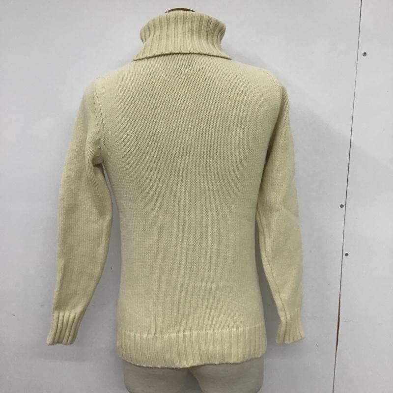 ミスタージェントルマン MR.GENTLEMAN ニット、セーター 長袖 MG15F-KN02 LOW GAUGE TURTLENECK KNIT タートルネック S 無地 アイボリー / アイボリー /  メンズ USED 古着 中古 10081718