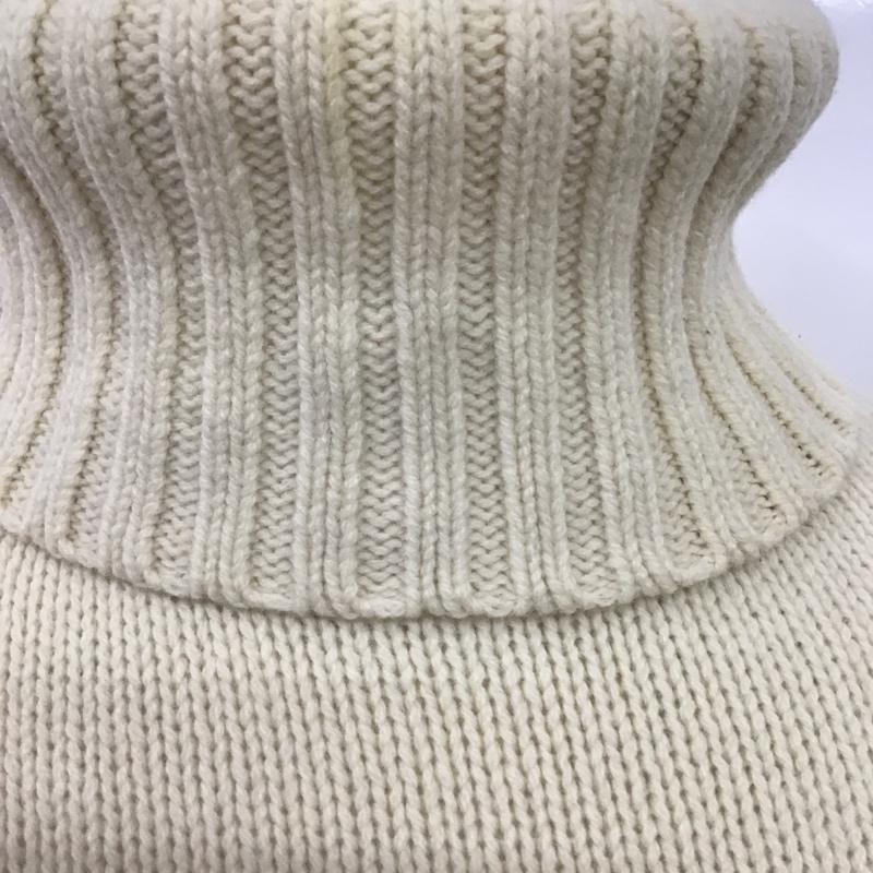 ミスタージェントルマン MR.GENTLEMAN ニット、セーター 長袖 MG15F-KN02 LOW GAUGE TURTLENECK KNIT タートルネック S 無地 アイボリー / アイボリー /  メンズ USED 古着 中古 10081718
