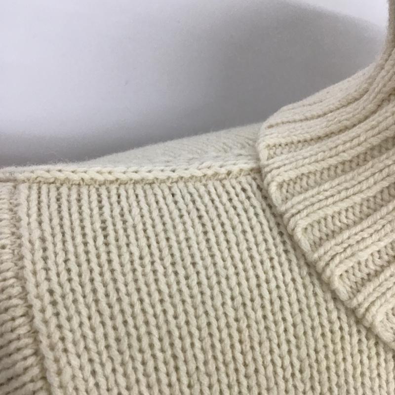 ミスタージェントルマン MR.GENTLEMAN ニット、セーター 長袖 MG15F-KN02 LOW GAUGE TURTLENECK KNIT タートルネック S 無地 アイボリー / アイボリー /  メンズ USED 古着 中古 10081718