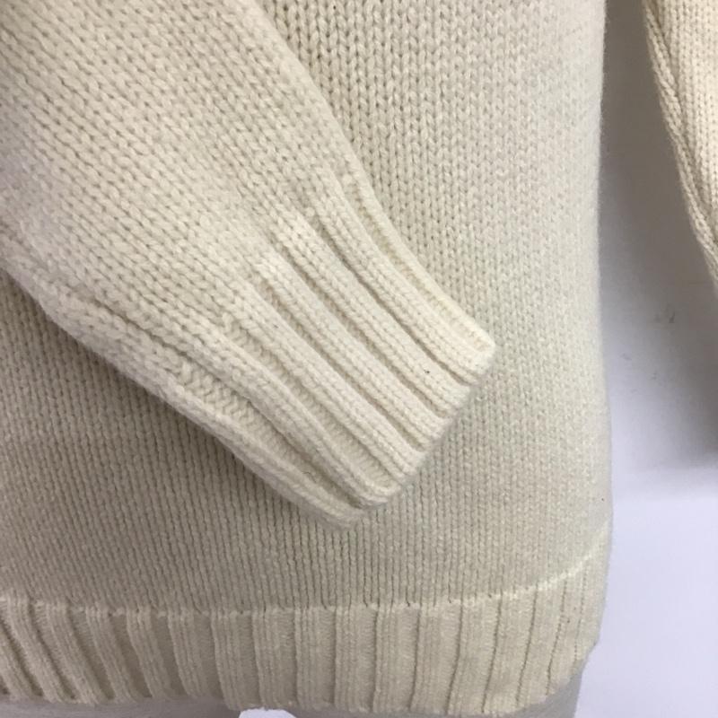 ミスタージェントルマン MR.GENTLEMAN ニット、セーター 長袖 MG15F-KN02 LOW GAUGE TURTLENECK KNIT タートルネック S 無地 アイボリー / アイボリー /  メンズ USED 古着 中古 10081718