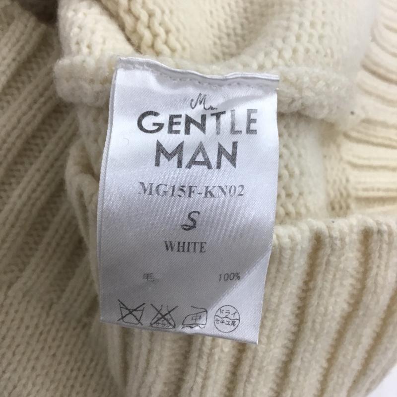 ミスタージェントルマン MR.GENTLEMAN ニット、セーター 長袖 MG15F-KN02 LOW GAUGE TURTLENECK KNIT タートルネック S 無地 アイボリー / アイボリー /  メンズ USED 古着 中古 10081718