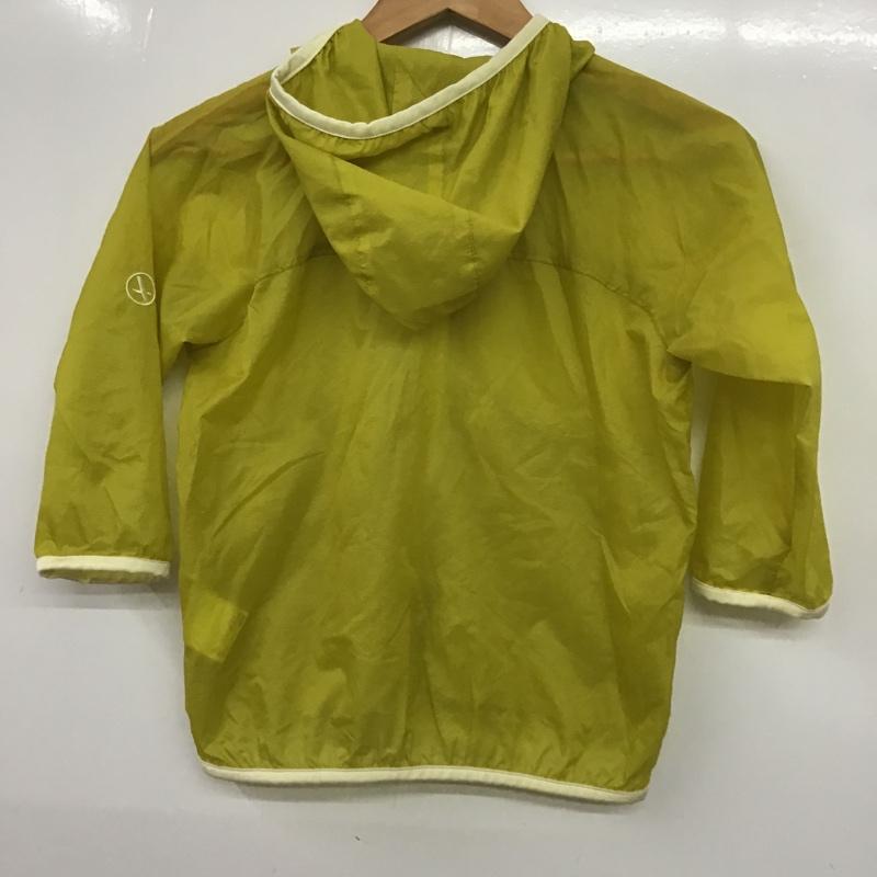 エーグル AIGLE ジャケット、上着 ジャケット、ブレザー 8604-11456 ナイロン キッズ S ロゴ、文字 黄 / イエロー /  ボーイズ USED 古着 中古 10081755