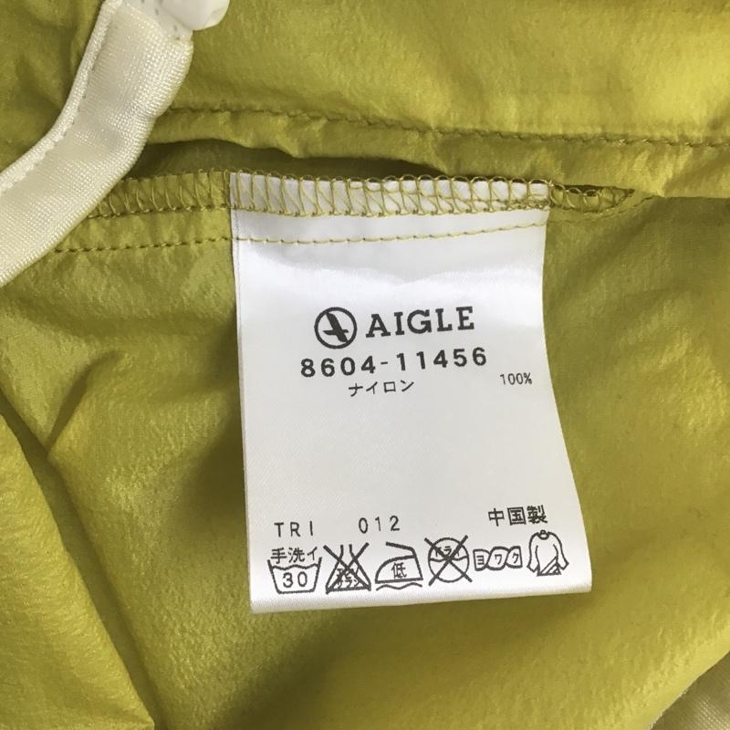 エーグル AIGLE ジャケット、上着 ジャケット、ブレザー 8604-11456 ナイロン キッズ S ロゴ、文字 黄 / イエロー /  ボーイズ USED 古着 中古 10081755