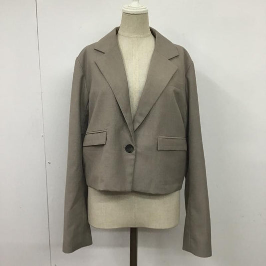 ケービーエフ KBF ジャケット、上着 ジャケット、ブレザー KC14-27Q030 テーラードジャケット 無地 ベージュ / ベージュ /  レディース USED 古着 中古 10081820