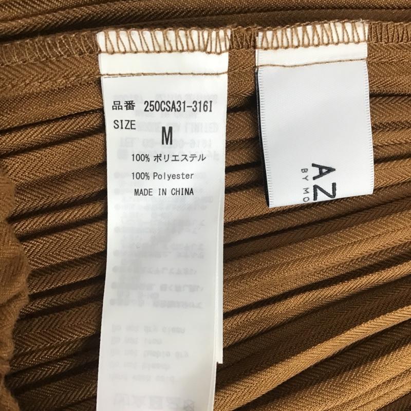 アズールバイマウジー AZUL BY MOUSSY スカート ロングスカート 250CSA31-3161 プリーツスカート M 無地 茶 / ブラウン /  レディース USED 古着 中古 10081823