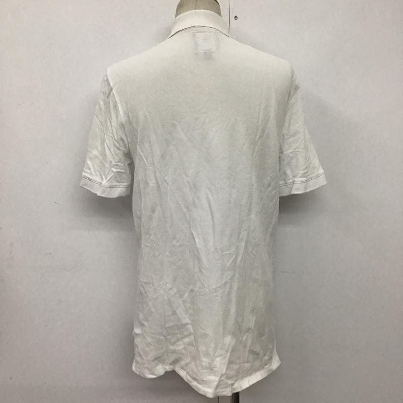 ジースターロゥ G-STAR RAW ポロシャツ 半袖 M 無地 白 / ホワイト /  メンズ USED 古着 中古 10081899