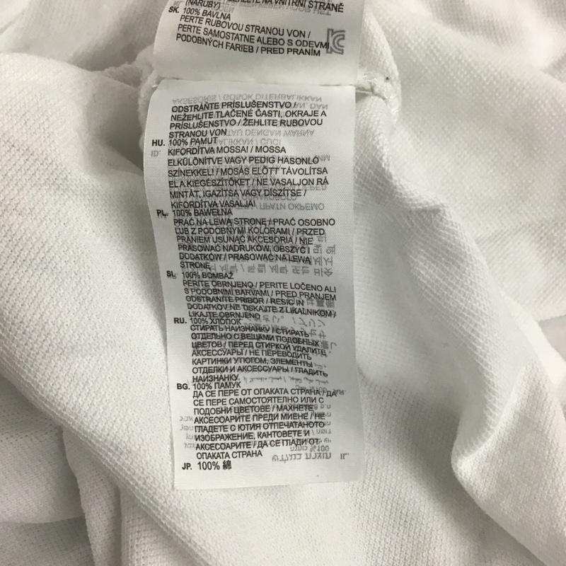 ジースターロゥ G-STAR RAW ポロシャツ 半袖 M 無地 白 / ホワイト /  メンズ USED 古着 中古 10081899