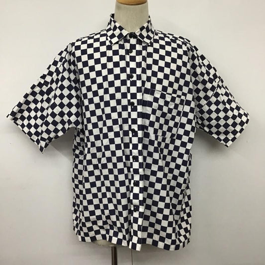ゴールド GOLD シャツ、ブラウス 半袖 CHECKERS PRINT COTTON BROAD S/S BIG SHIRT GL37537 M チェック マルチカラー / マルチカラー /  メンズ USED 古着 中古 10081908