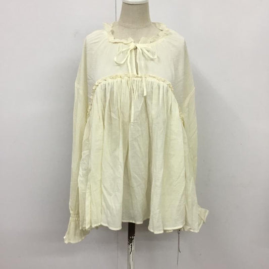 ヘザー Heather シャツ、ブラウス 長袖 タグ付 FREE 無地 オフホワイト / オフホワイト /  レディース USED 古着 中古 10081991