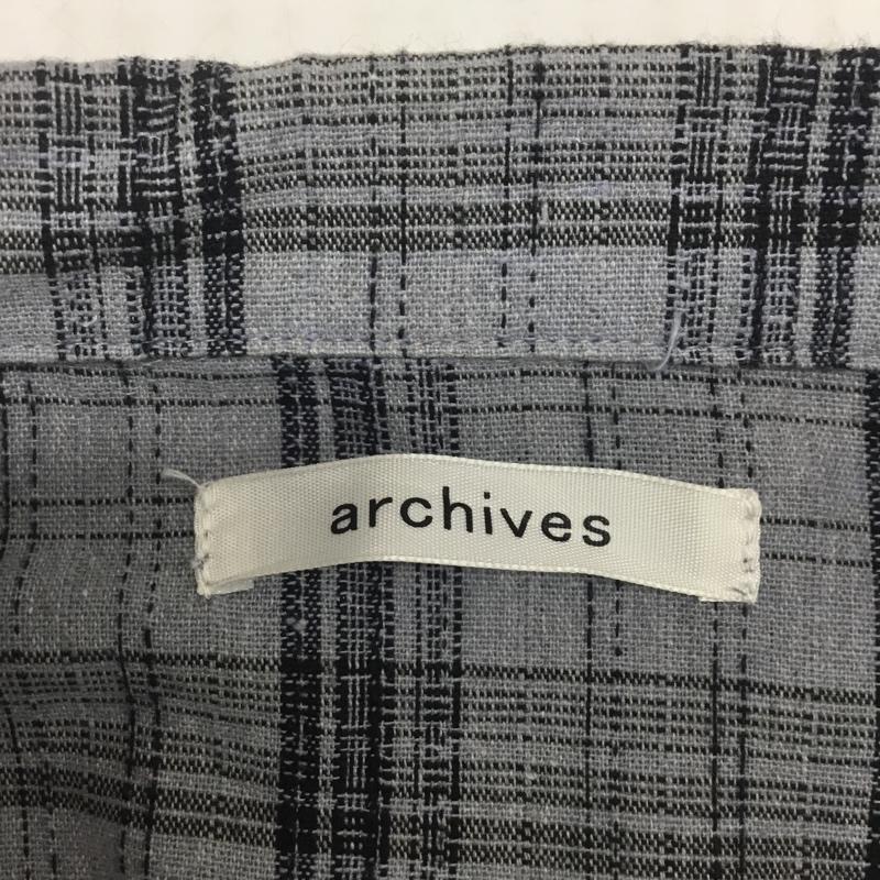 アルシーヴ archives ワンピース ロングスカート FREE チェック マルチカラー / マルチカラー /  レディース USED 古着 中古 10082010